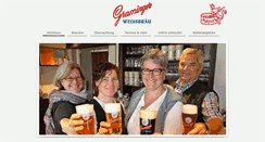Desktop Screenshot of graminger-weissbraeu.de