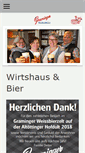 Mobile Screenshot of graminger-weissbraeu.de